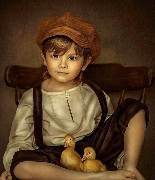 عکس نقاشی چهره رنگی