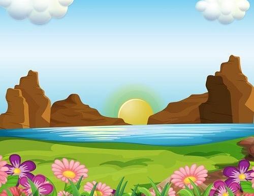 عکس نقاشی جنگل راحت