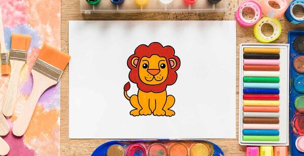 عکس نقاشی جنگل حیوانات