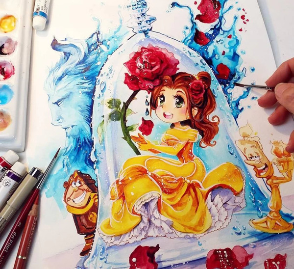 عکس نقاشی پرنسس دلبر