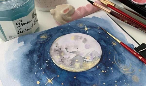 عکس آبرنگ برای نقاشی