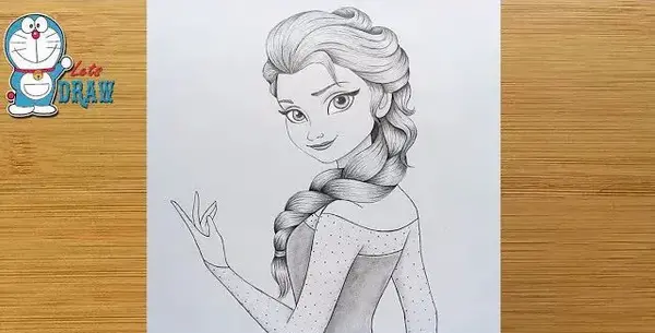 عکس نقاشی آنا السا آسان
