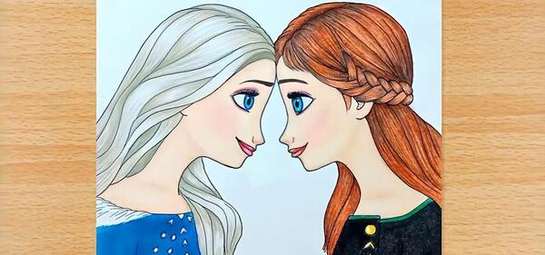 عکس نقاشی السا راحت