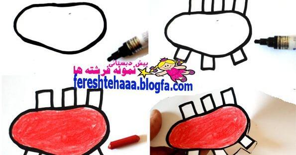 عکس نقاشی کودکانه میکروب
