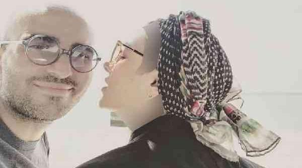 عکس بازیگر ویدا جوان و همسرش
