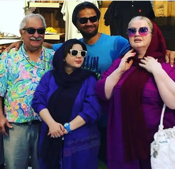 عکس خانواده علی صادقی بازیگر