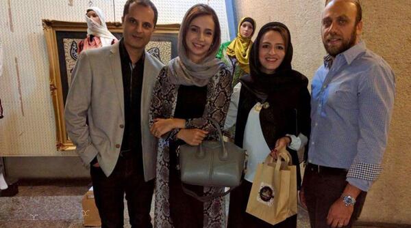عکس بازیگر شبنم قلی خانی با همسرش