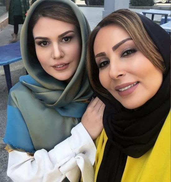 عکس بازیگر رز رضوی و همسرش
