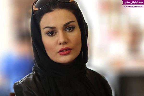 عکس بازیگر رز رضوی و همسرش