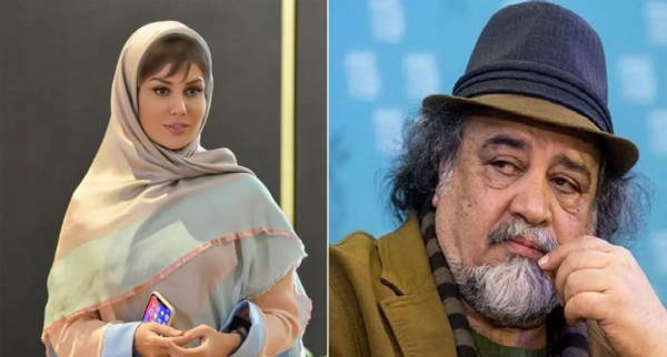 عکس بازیگر رز رضوی و همسرش