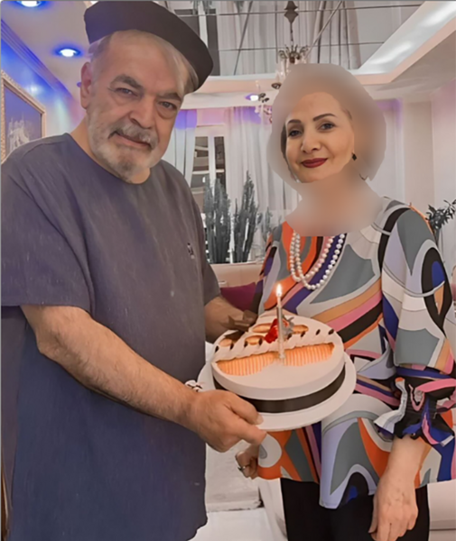 عکس بازیگر حمید لولایی و همسرش