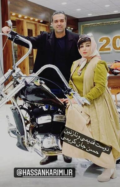 عکس بازیگر بهنوش بختیاری با همسرش