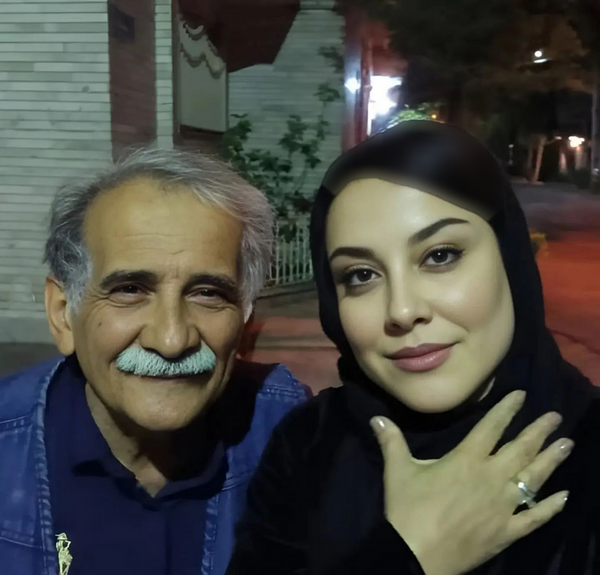 عکس بازیگر آشا محرابی و همسرش