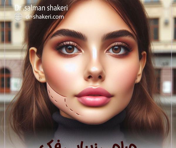عکس قبل و بعد جراحی فک بالا