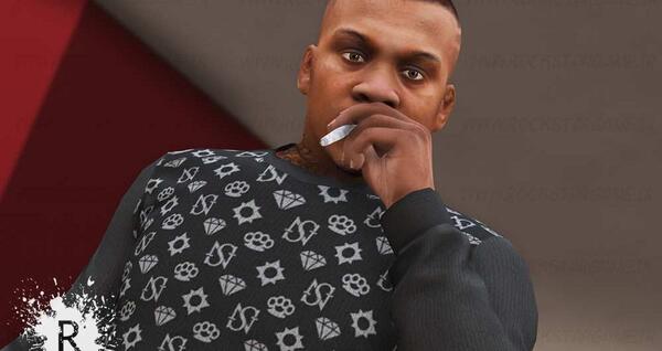 عکس واقعی فرانکلین در gta v