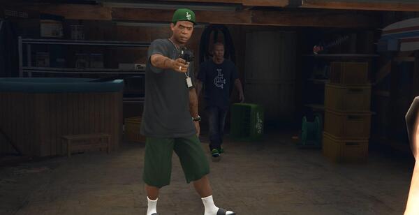 عکس واقعی فرانکلین در gta v