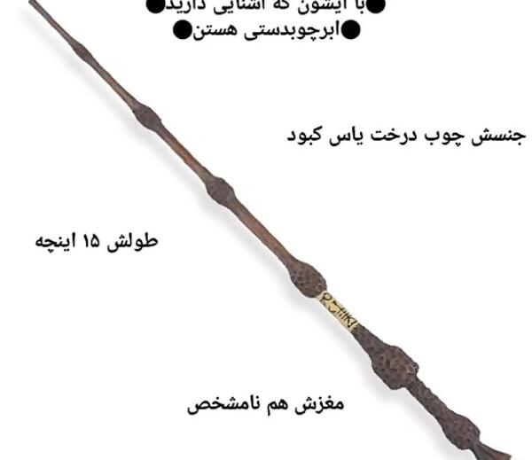 عکس چوب دستی واقعی هری پاتر