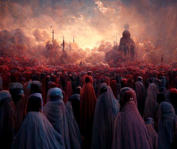 عکس واقعی امام حسین با هوش مصنوعی