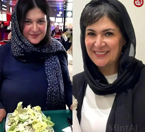 عکس واقعی نقی با زنش