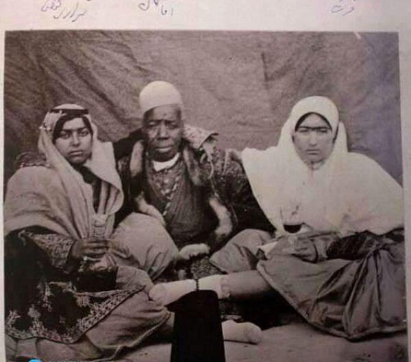 عکس واقعی همسران ناصرالدین شاه