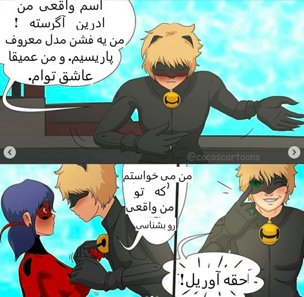 عکس گربه ی سیاه و دختر کفشدوزکی واقعی