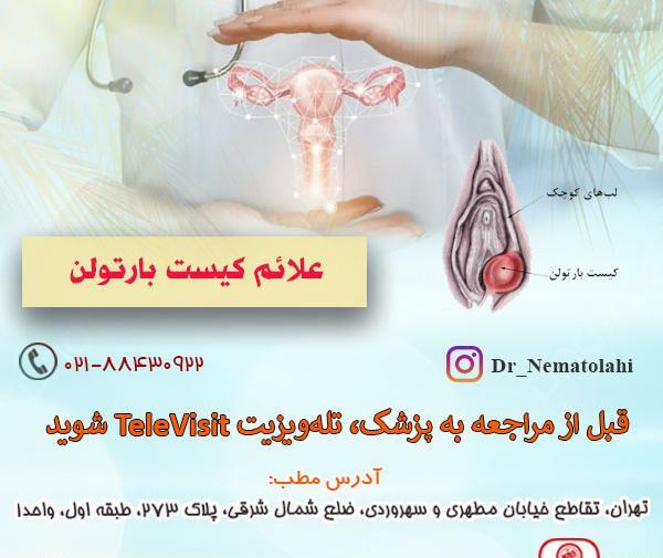 غده عکس واقعی کیست بارتولن