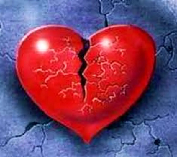 عکس قلب واقعی که شکسته