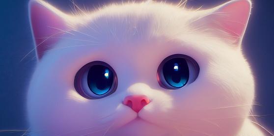 عکس گربه واقعی صورتی