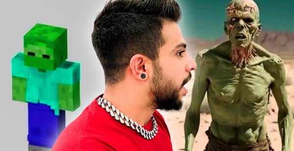عکس واقعی زامبی در ماین کرافت
