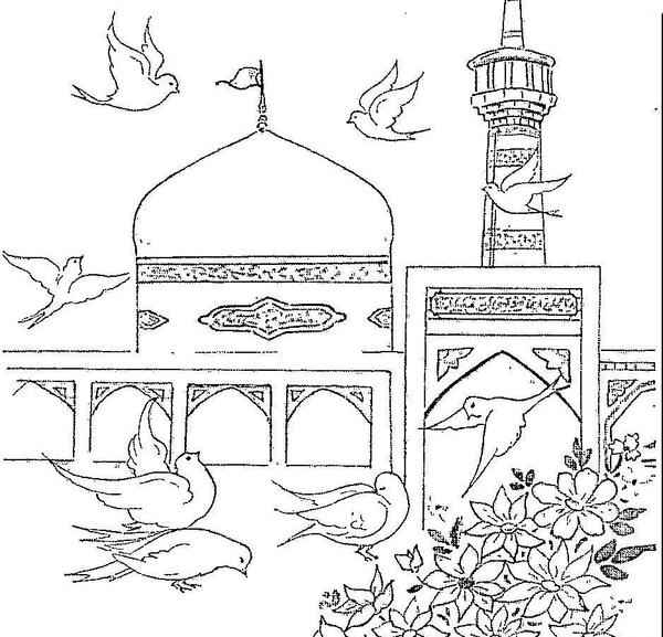 عکس چهره ی واقعی امام رضا