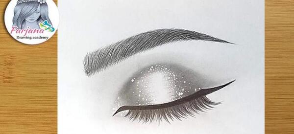 عکس چشم واقعی نقاشی