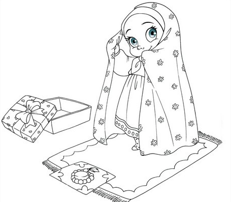 عکس پسر درحال نماز خواندن