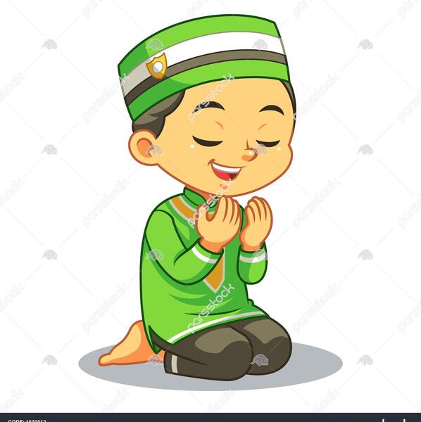عکس پسر بچه در حال نماز