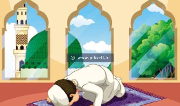 عکس دختر و پسر در حال نماز