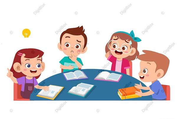 عکس کارتونی پسر در حال فکر