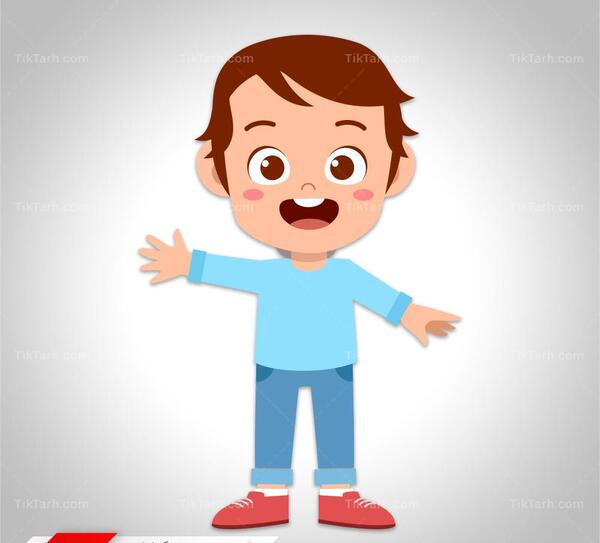 عکس پسر بچه در حال فکر