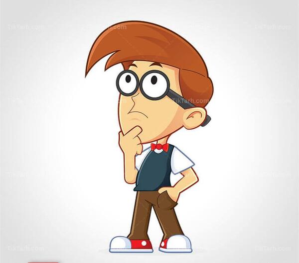 عکس پسر بچه در حال فکر