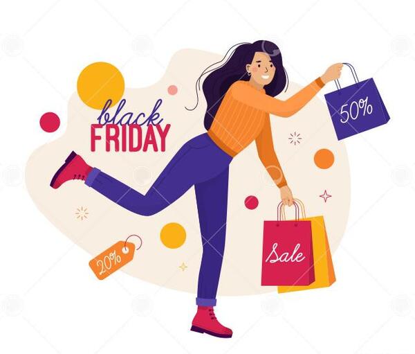 عکس فانتزی دختر در حال خرید
