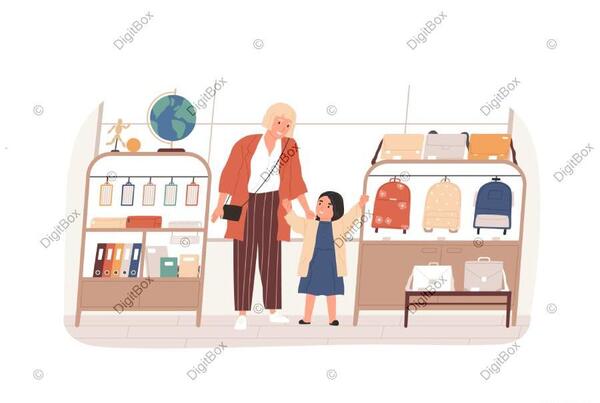 عکس فانتزی دختر در حال خرید