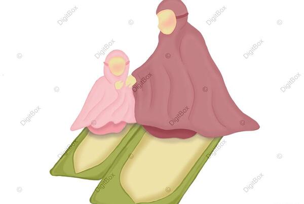 دانلود عکس دختر در حال نماز خواندن