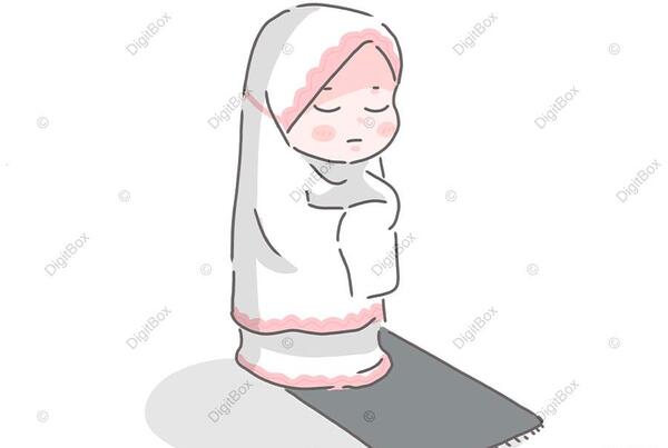 دانلود عکس دختر در حال نماز خواندن