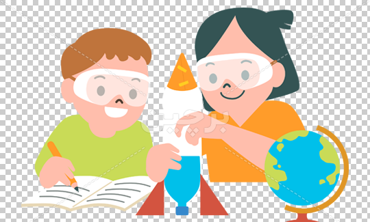 عکس دختر در حال فکر کارتونی