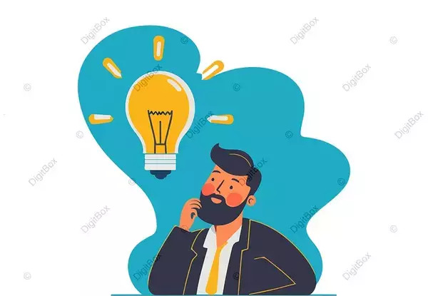 عکس دختر در حال فکر کارتونی