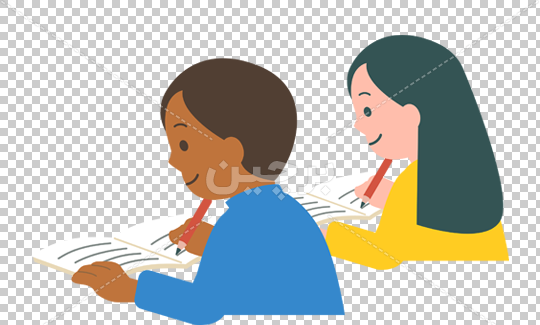 عکس دختر در حال فکر کارتونی