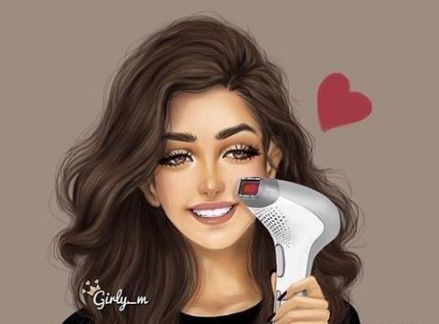 عکس فانتزی دختر درحال ارایش