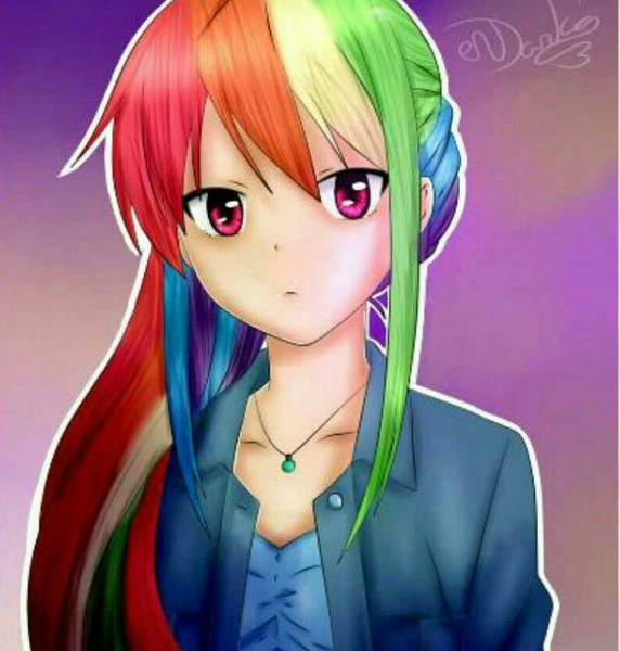 عکس انیمه رینبودش