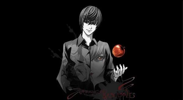 عکس لایت در انیمه دفترچه مرگ
