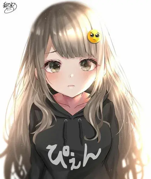 عکس انیمه دختر مو چتری