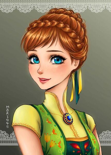 عکس انیمه السا و آنا