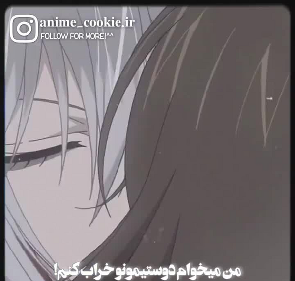 عکس انیمه عاشقانه بوسیدن